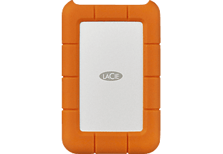 LACIE Rugged USB-C - Disque dur - 1 To - Gris/Orange - Disque dur (HDD, 1 TB, Orange)