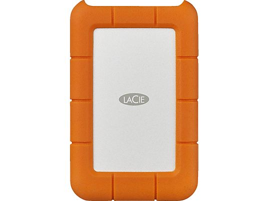 LACIE Rugged USB-C - HDD - 1 TB - Grigio/Arancione - Disco rigido (HDD, 1 TB, Arancione)