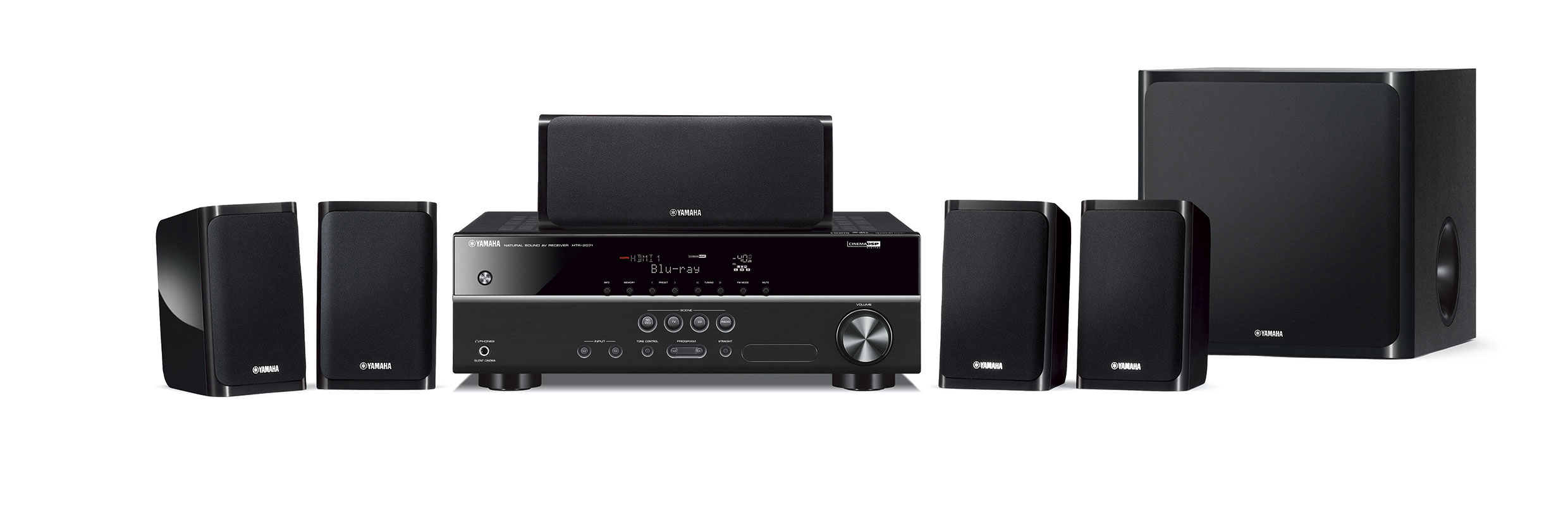 YAMAHA YHT-1840 5.1 Heimkinosystem, Nein, Schwarz)