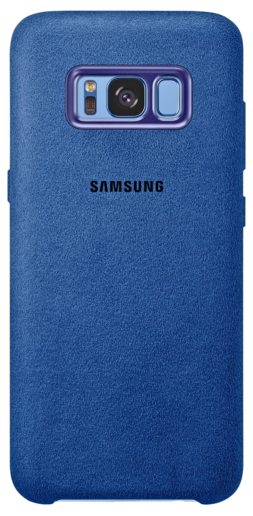 SAMSUNG Alcantara, Backcover, Samsung, Galaxy S8, Blau