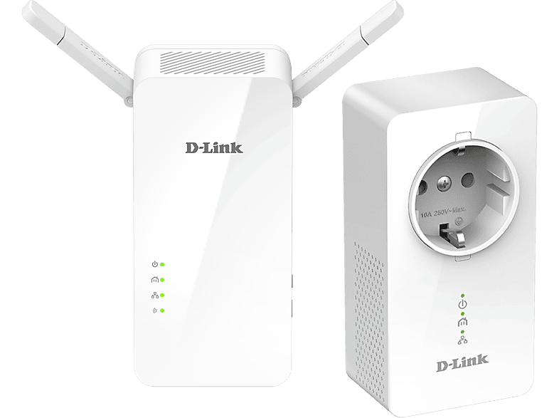 D-LINK Powerline starter kit AV1000 Gigabit Wi-Fi AC Dual Band (DHP-W611AV/E)