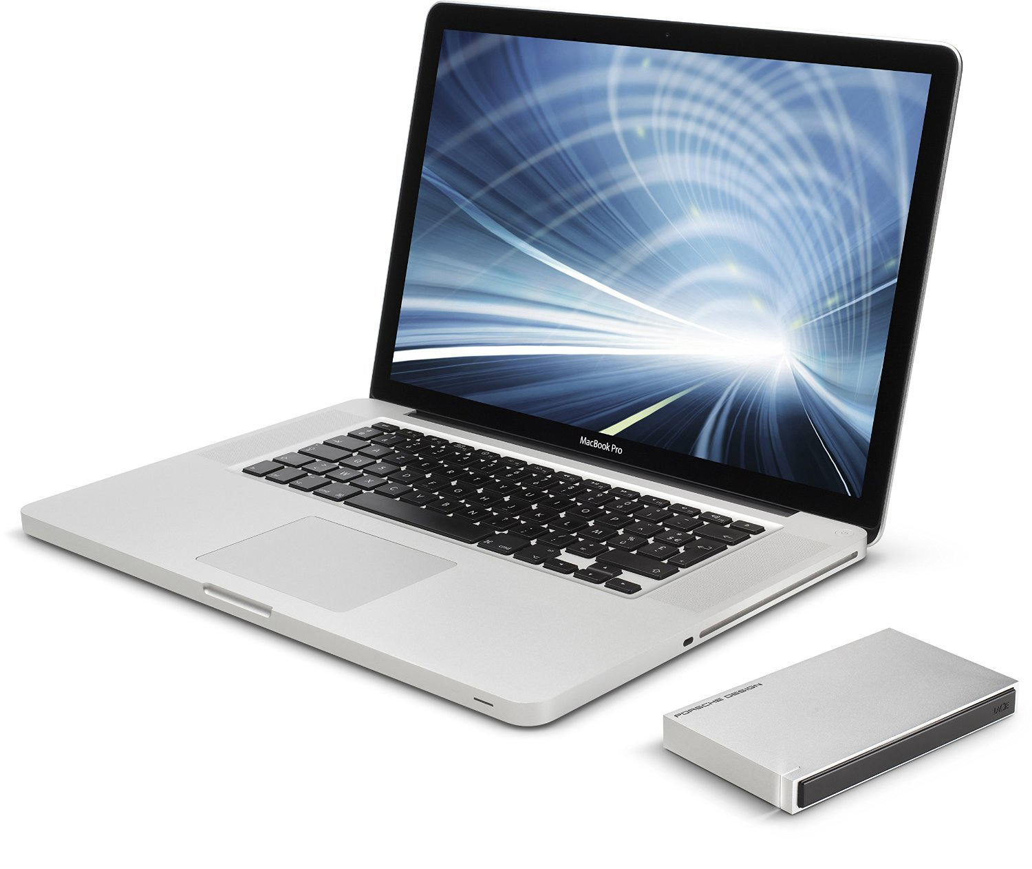 LACIE Porsche Design Mobile Drive Festplatte, 2 TB HDD, 2,5 Zoll, extern, Platin