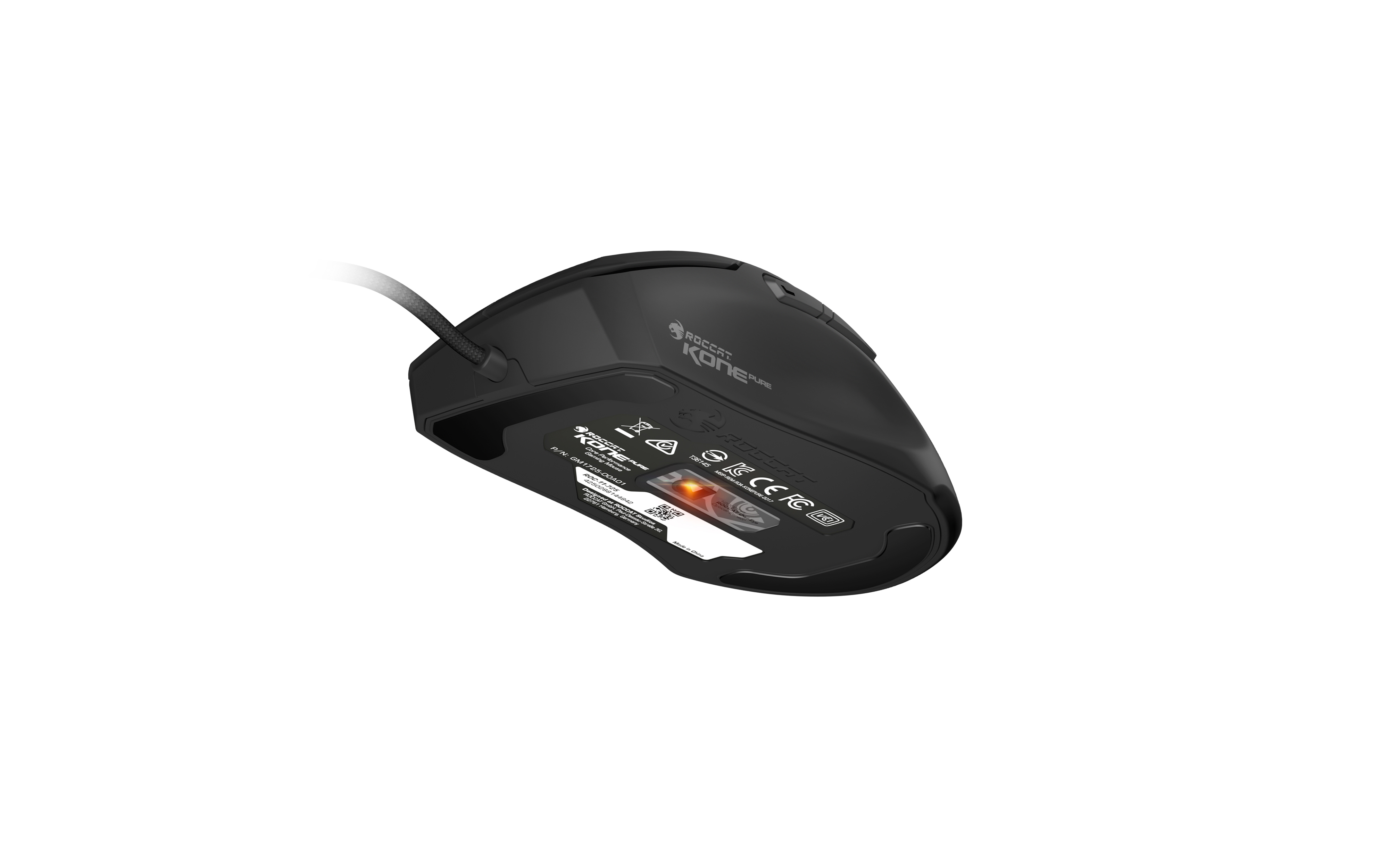 ROCCAT Kone Pure - Optical Owl-Eye Gaming Maus, Schwarz