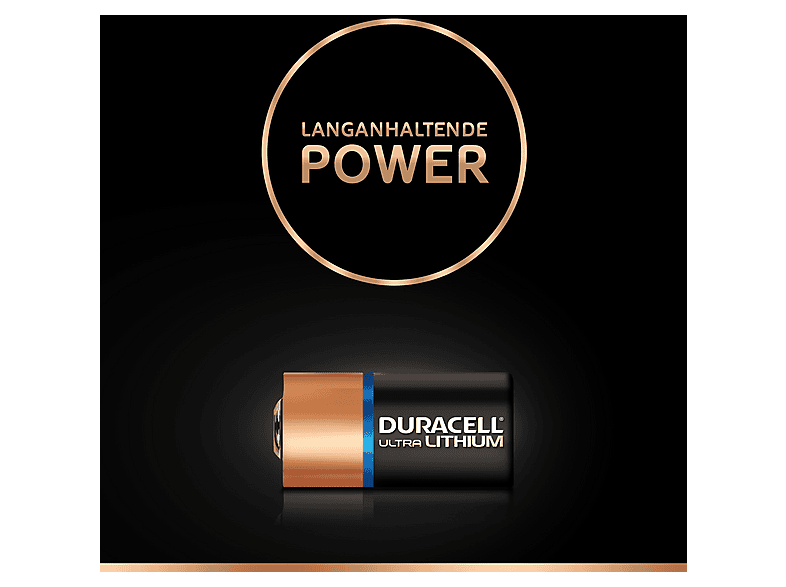 Duracell DL123A/CR123A Ultra Lithium 123 Fotobatterie, Einzelpackung — Foto 2 von 4