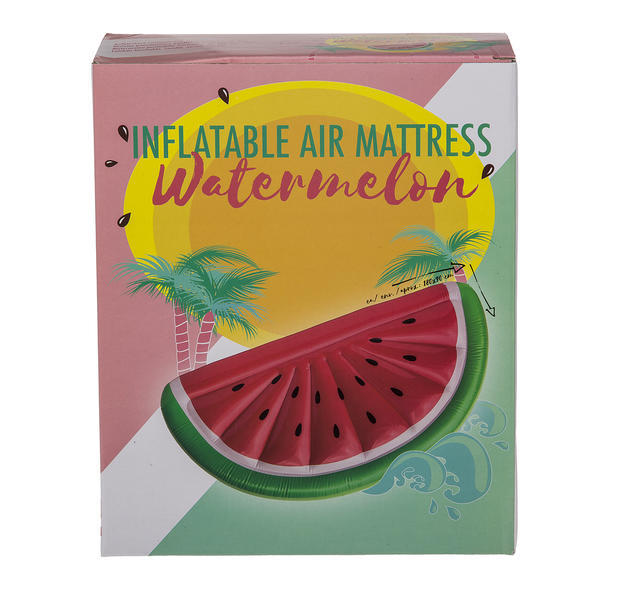 close up Aufblasbare Schwimminsel Wassermelone Schwimminsel
