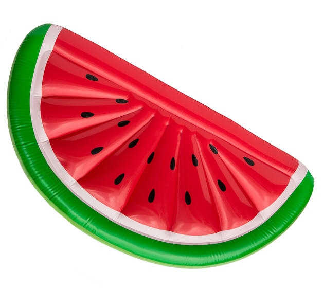 close up Aufblasbare Schwimminsel Wassermelone Schwimminsel