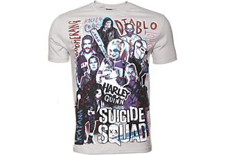 Suicide Squad - Férfi rövid ujjú, szürke - L - póló