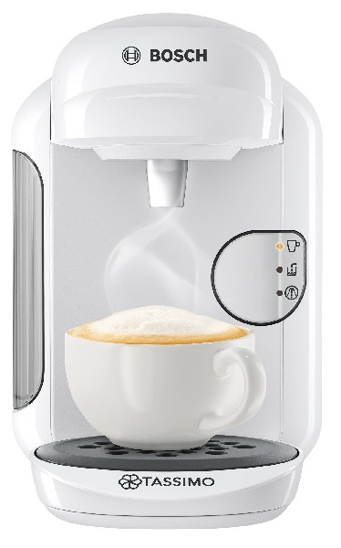 Cafetera de cápsulas - Tassimo Vivy TAS 1404, 1300W, 0.7L, Blanco