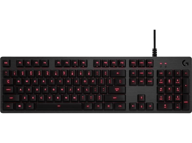 LOGITECH Gamingtoetsenbord mechanisch G413 Carbon Edition AZERTY Zwart