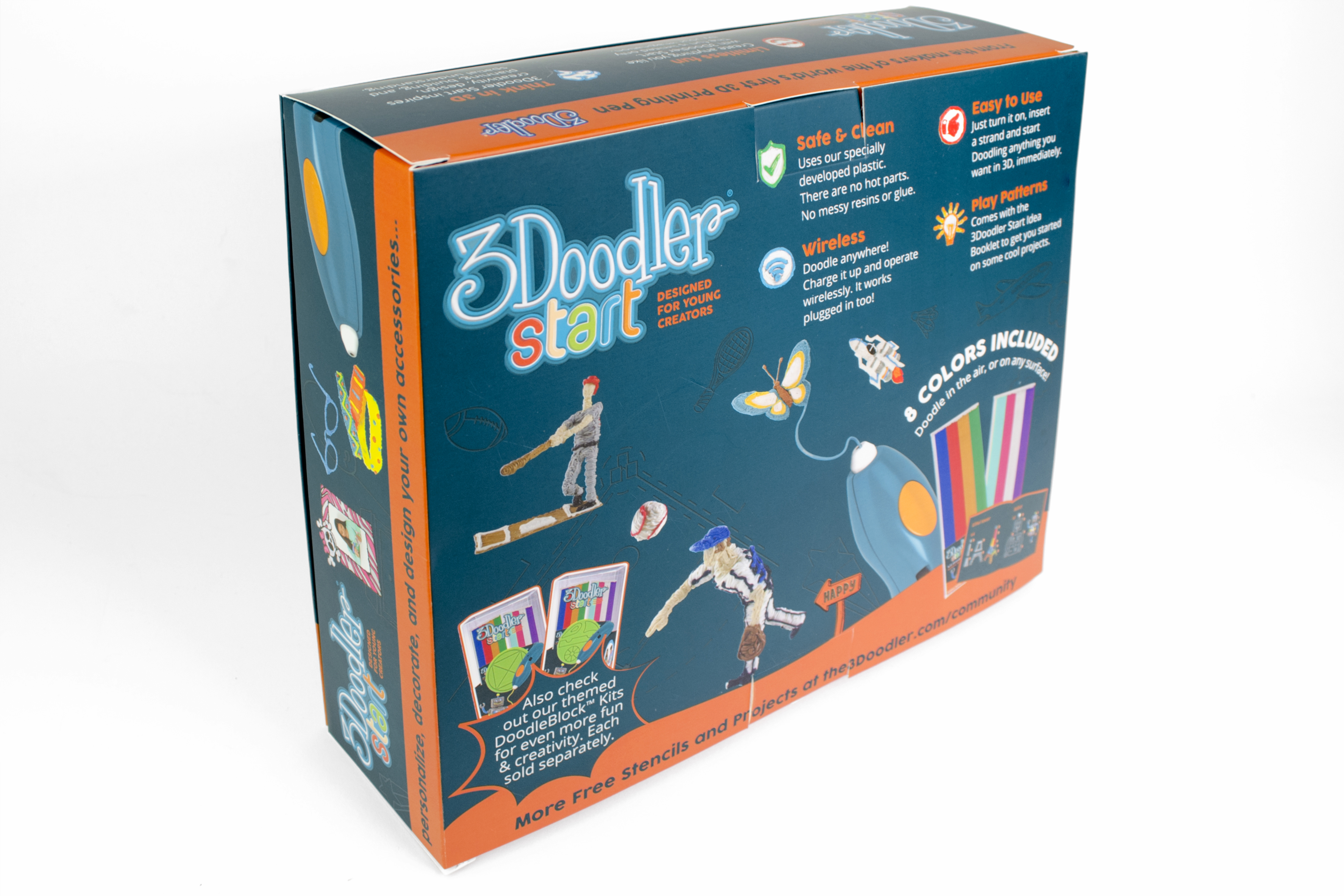 3DOODLER START ESSENTIAL SET(1 KALEM+2 SET KARISIK PLASTIK+PROJE KITABI+USB KABLO)