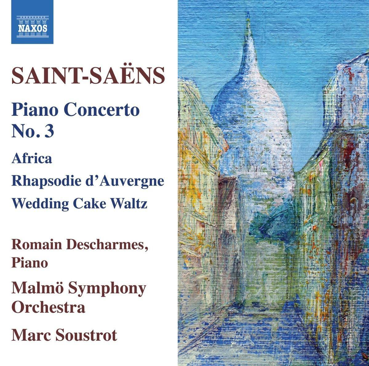 Romain Descharmes, Malmö Symphony Orchestra - Klavierkonzert 3/+  - (CD)