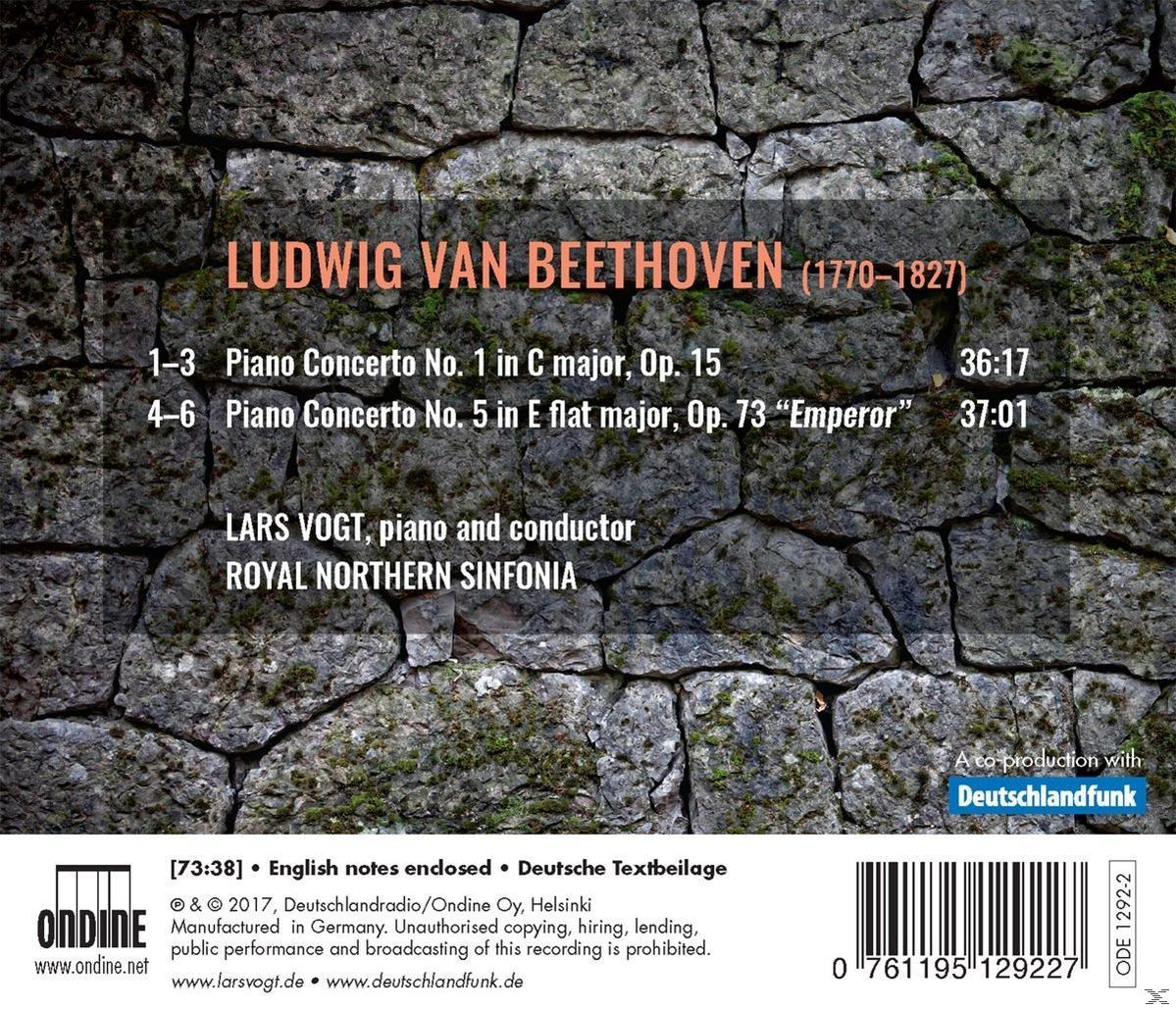 Album-Rückseite. Steinmauer-Hintergrund, Text über Beethoven und Trackliste.