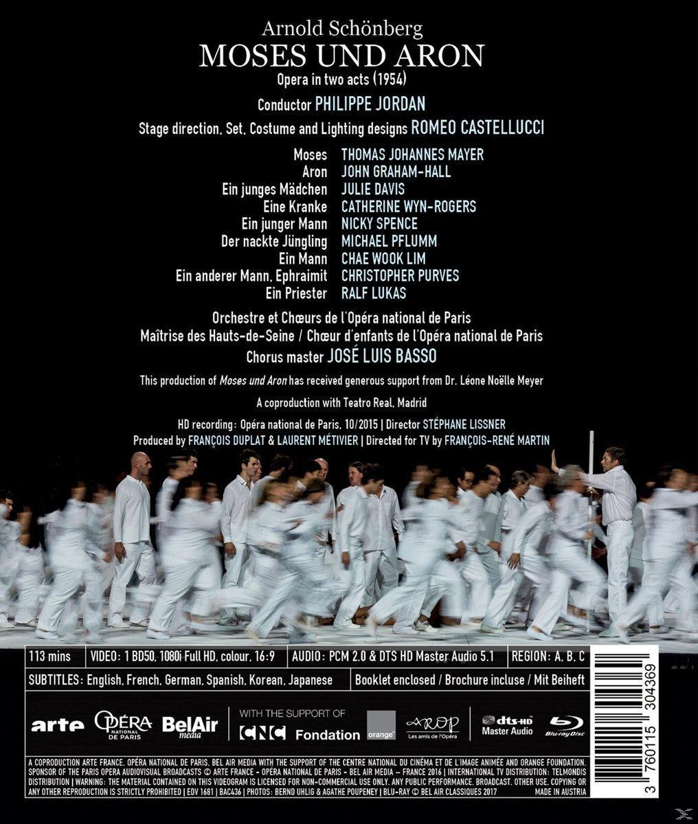 Philippe/l'opera National De Paris Jordan - Moses und Aron  - (Blu-ray)