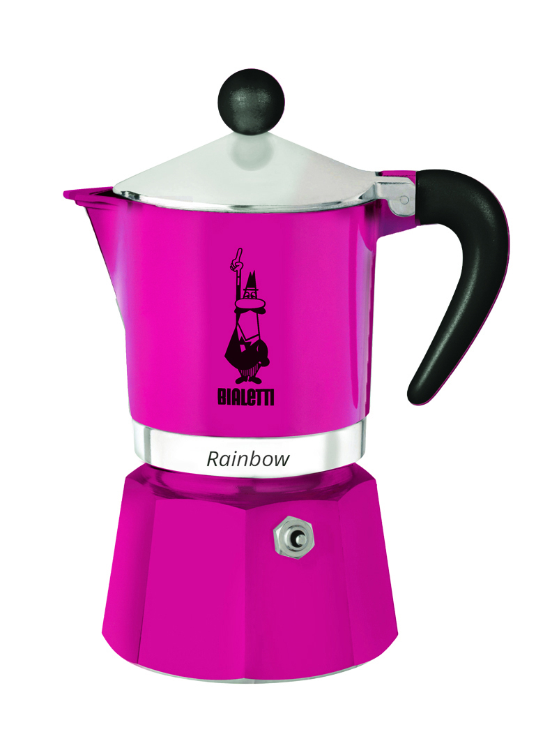 BIALETTI 5011 Rainbow Espressokocher Fuchsia