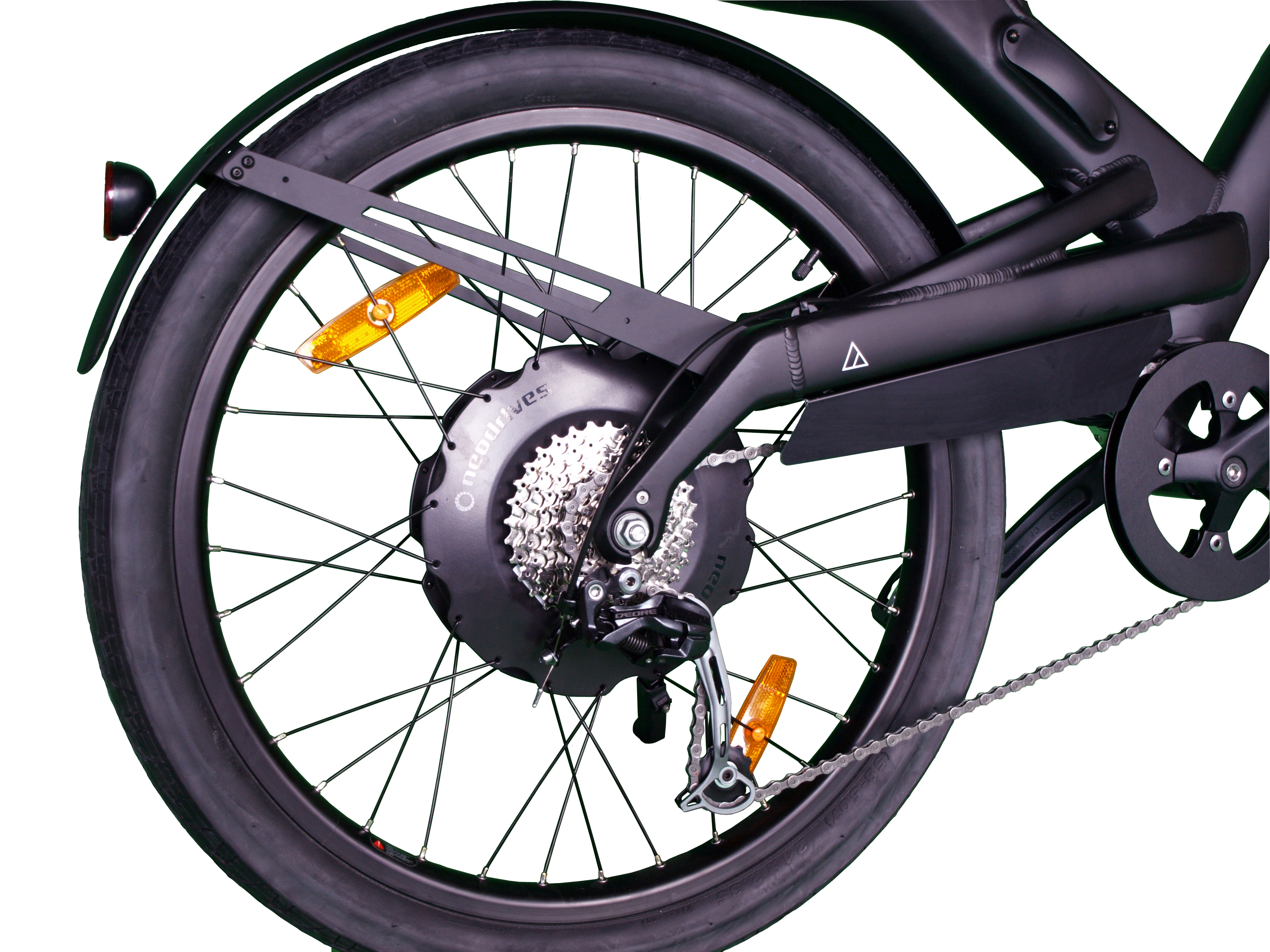 A2B Obree 17 Schwarz Urbanbike (Laufradgröße: 24 Zoll, Unisex-Rad, 513, Schwarz)