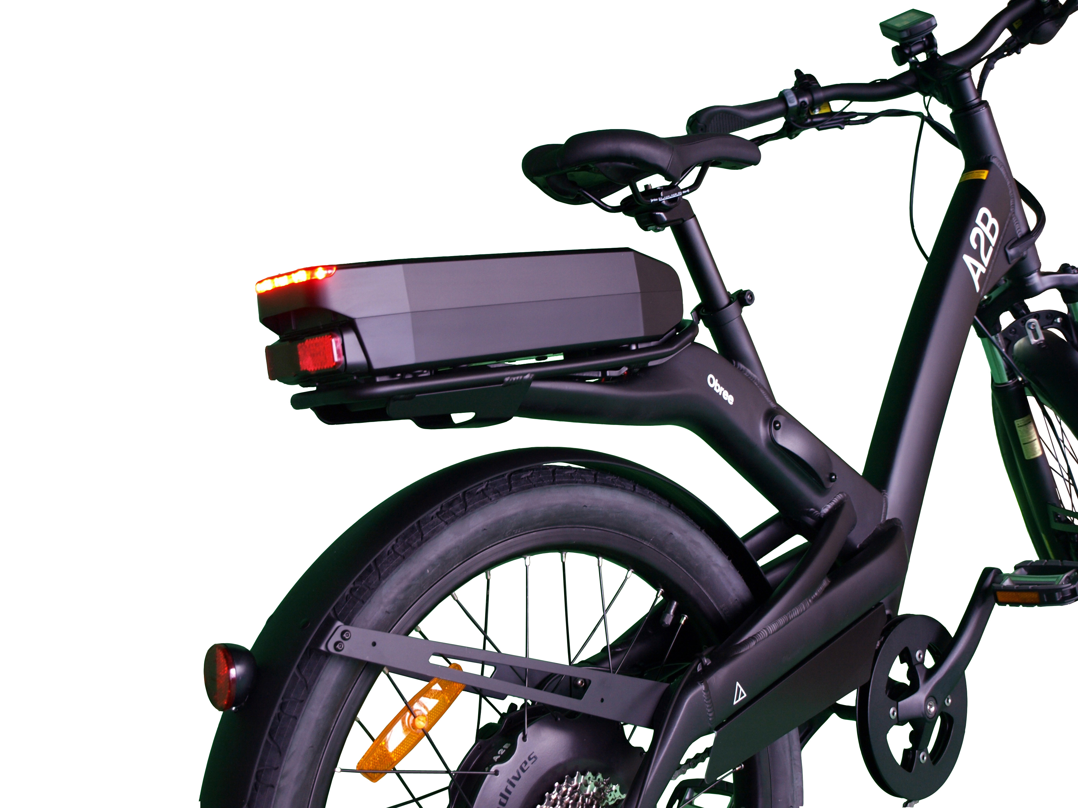 A2B Obree 17 Schwarz Urbanbike (Laufradgröße: 24 Zoll, Unisex-Rad, 513, Schwarz)