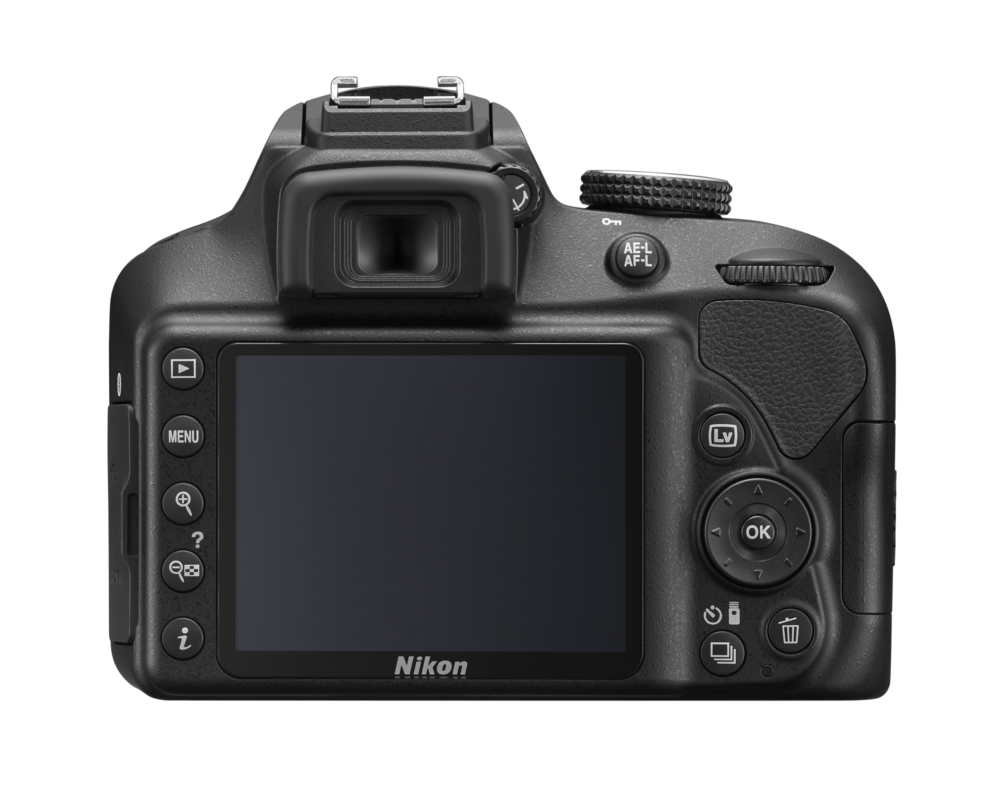 NIKON D3400 Kit Spiegelreflexkamera, 24,2 Megapixel, 18-55 mm Objektiv (AF-P, DX), Schwarz