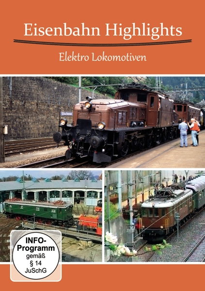 Eisenbahn Highlights DVD Elektro Lokomotiven
