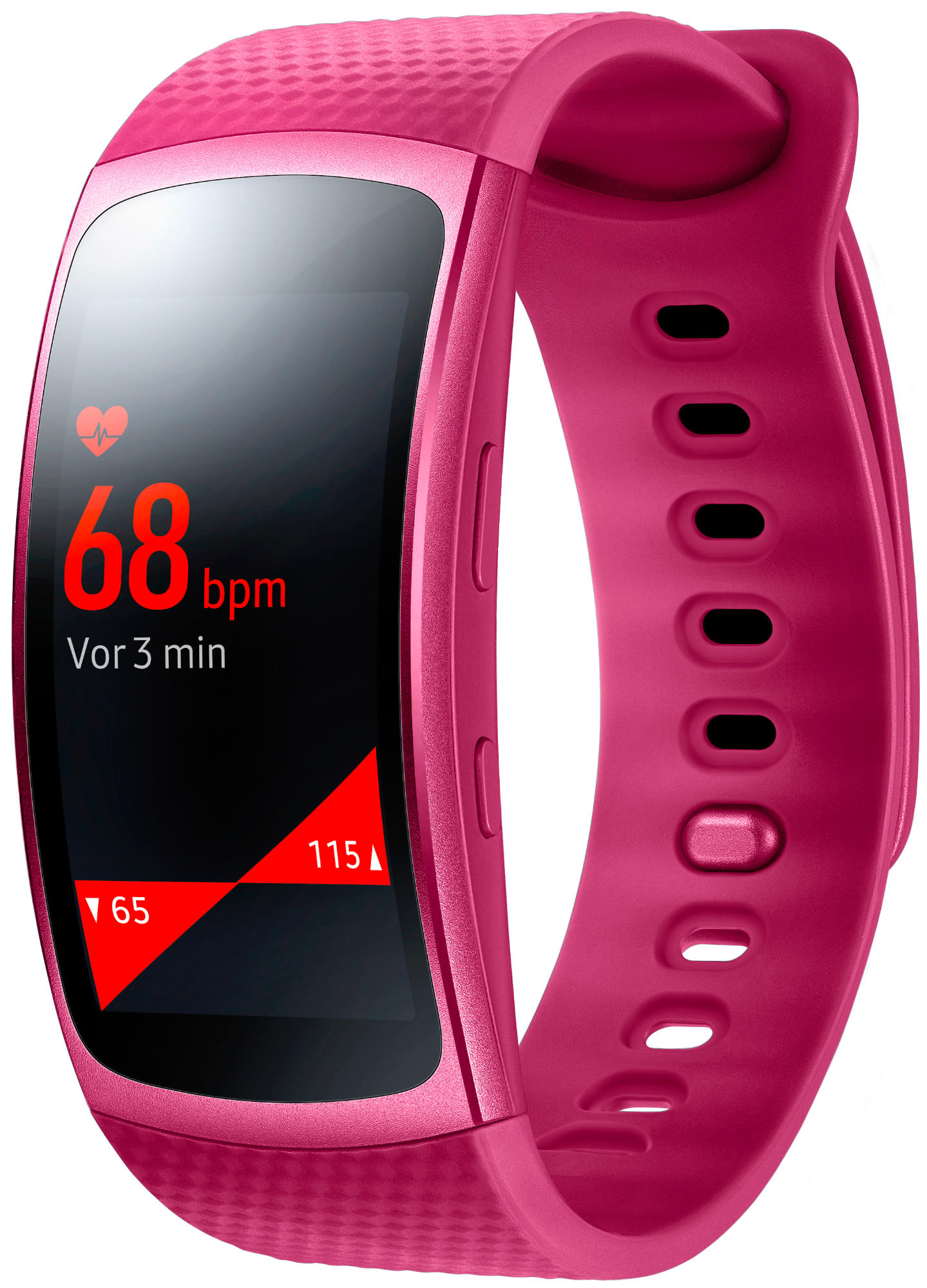 SAMSUNG Gear Fit Smartwatch Kunststoff, S, Pink