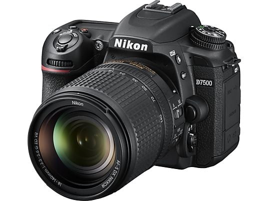 NIKON D7500 + AF-S DX NIKKOR 18-140mm f/3.5-5.6G ED VR - Fotocamera reflex Nero