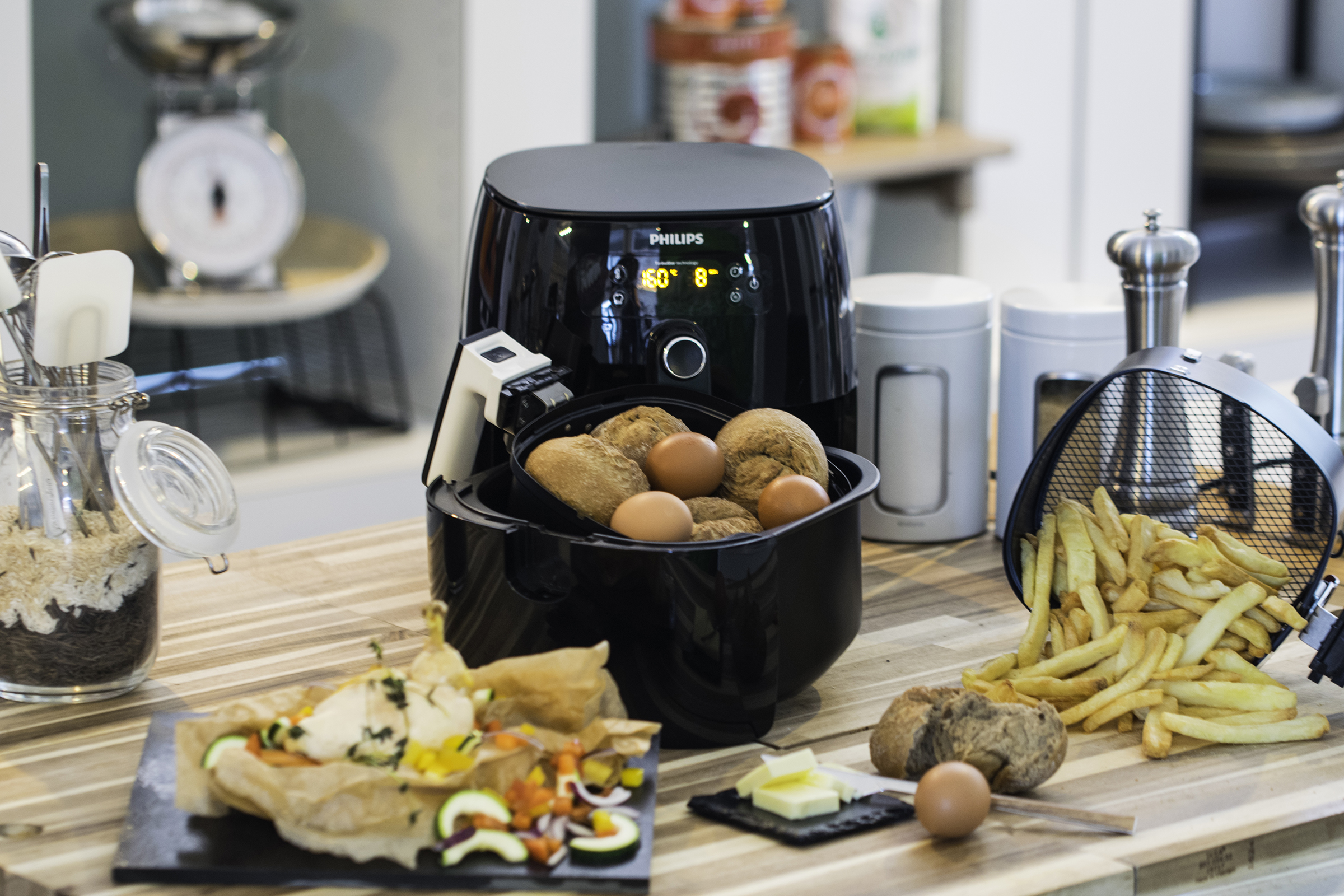 PHILIPS HD9641/90 Airfryer  Heißluftfritteuse 1425 Watt Schwarz