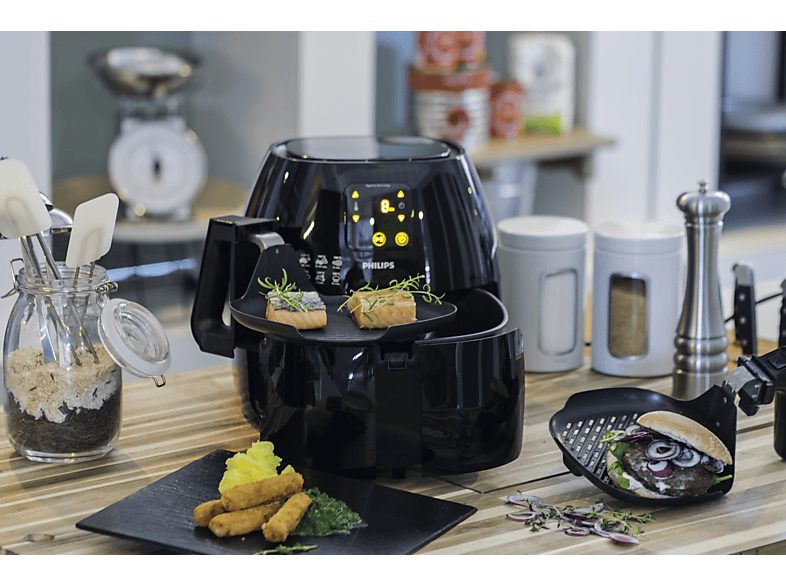 Thumbnail - PHILIPS HD9910/20 für Airfryer HD922x, HD923x, HD921x Grillpfanne Schwarz