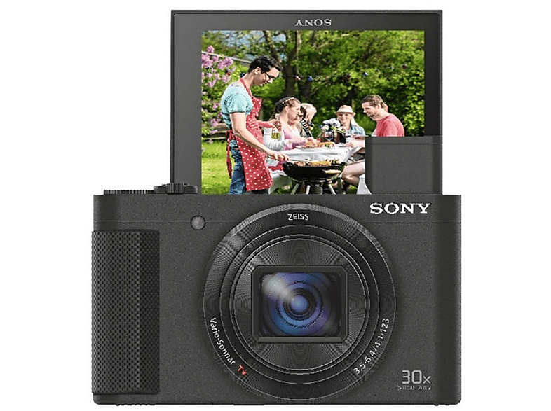 Cámara | Sony Cyber-Shot DSC-HX80B, 18.2 MP, Wifi, NFC, Negro