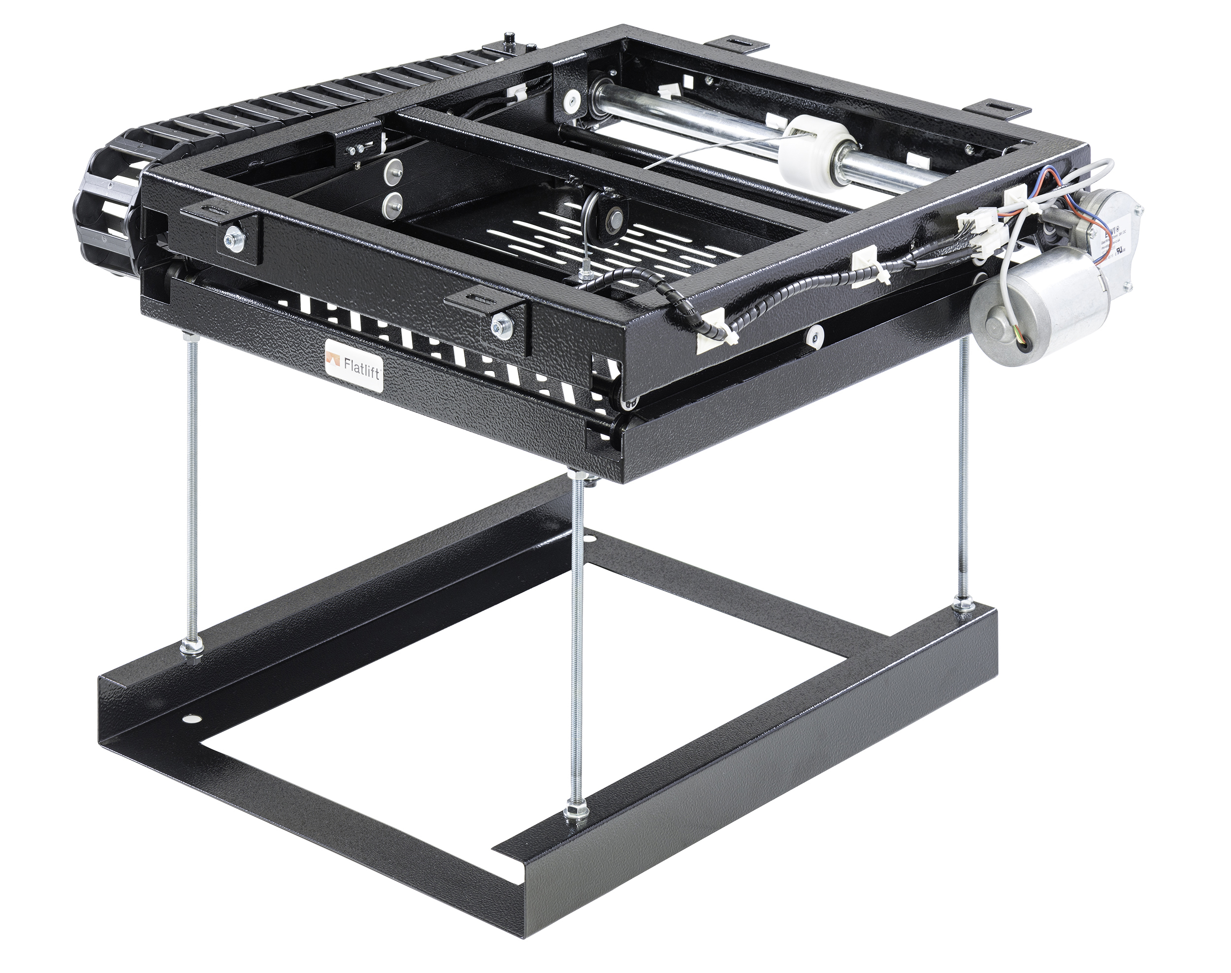 FLATLIFT FL-10078-BL Beamerhalterung, Starr, Schwarz