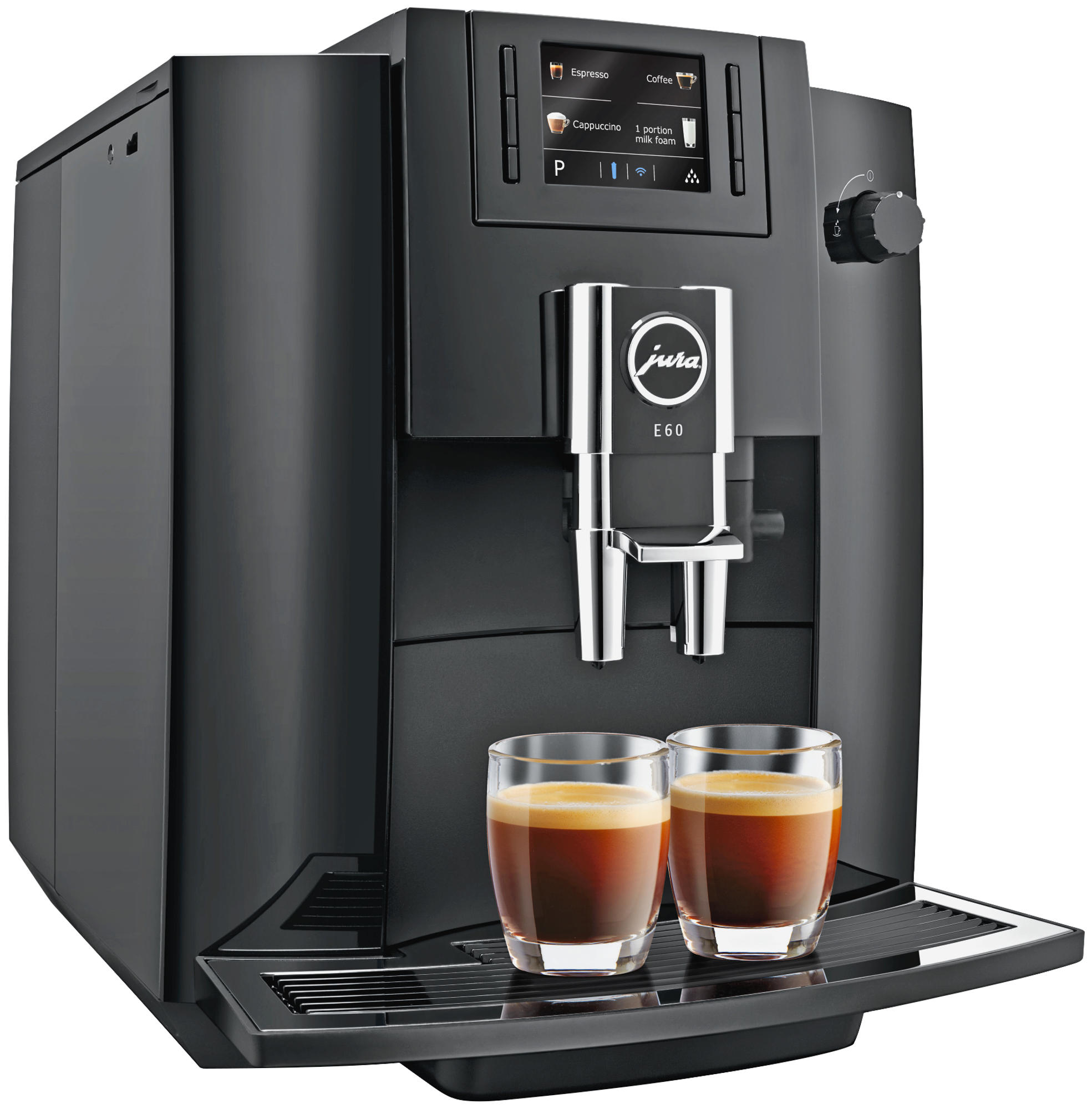 JURA E60  Kaffeevollautomat Piano Black