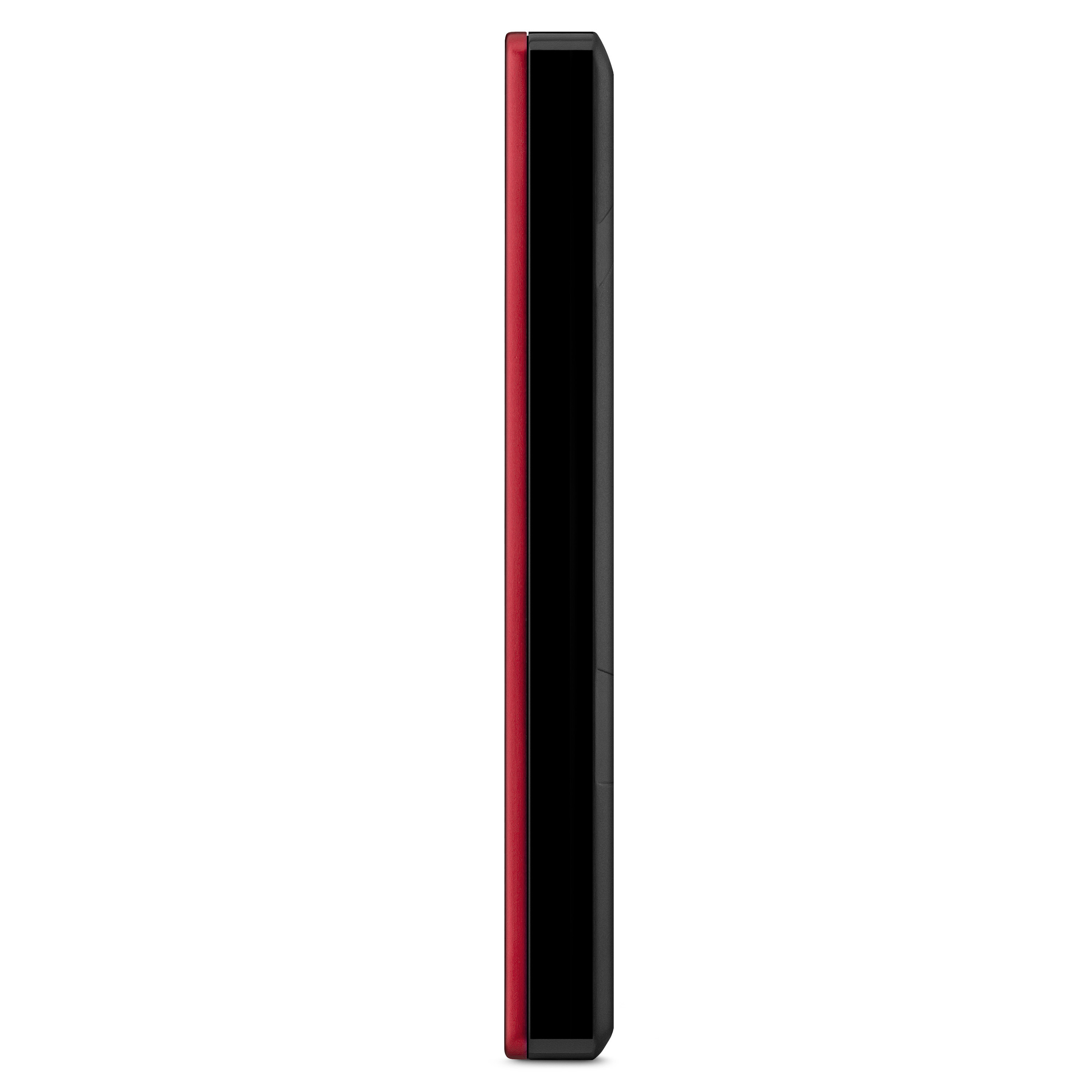 SEAGATE Backup Plus Festplatte, 1 TB HDD, 2,5 Zoll, extern, Rot