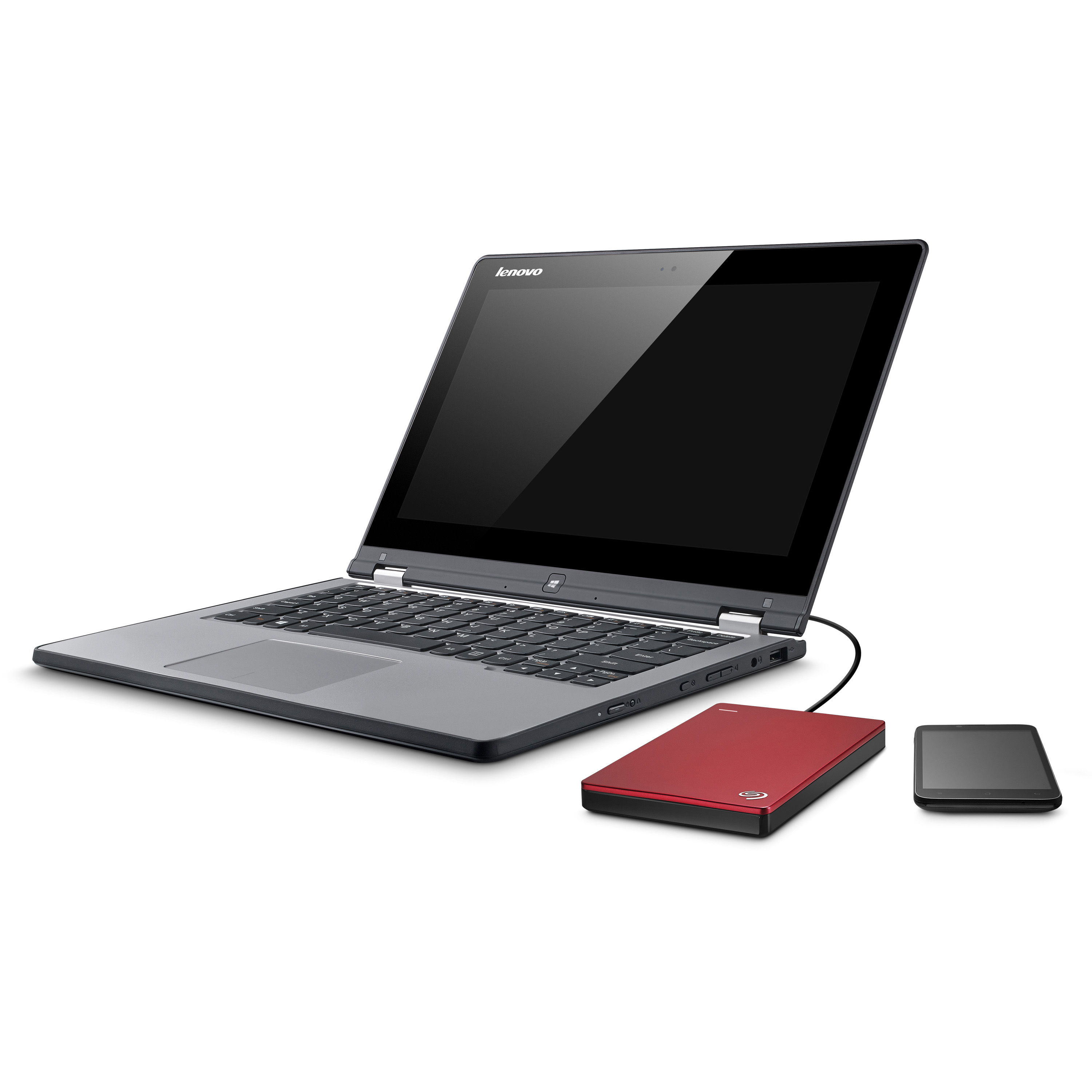 SEAGATE Backup Plus Festplatte, 1 TB HDD, 2,5 Zoll, extern, Rot