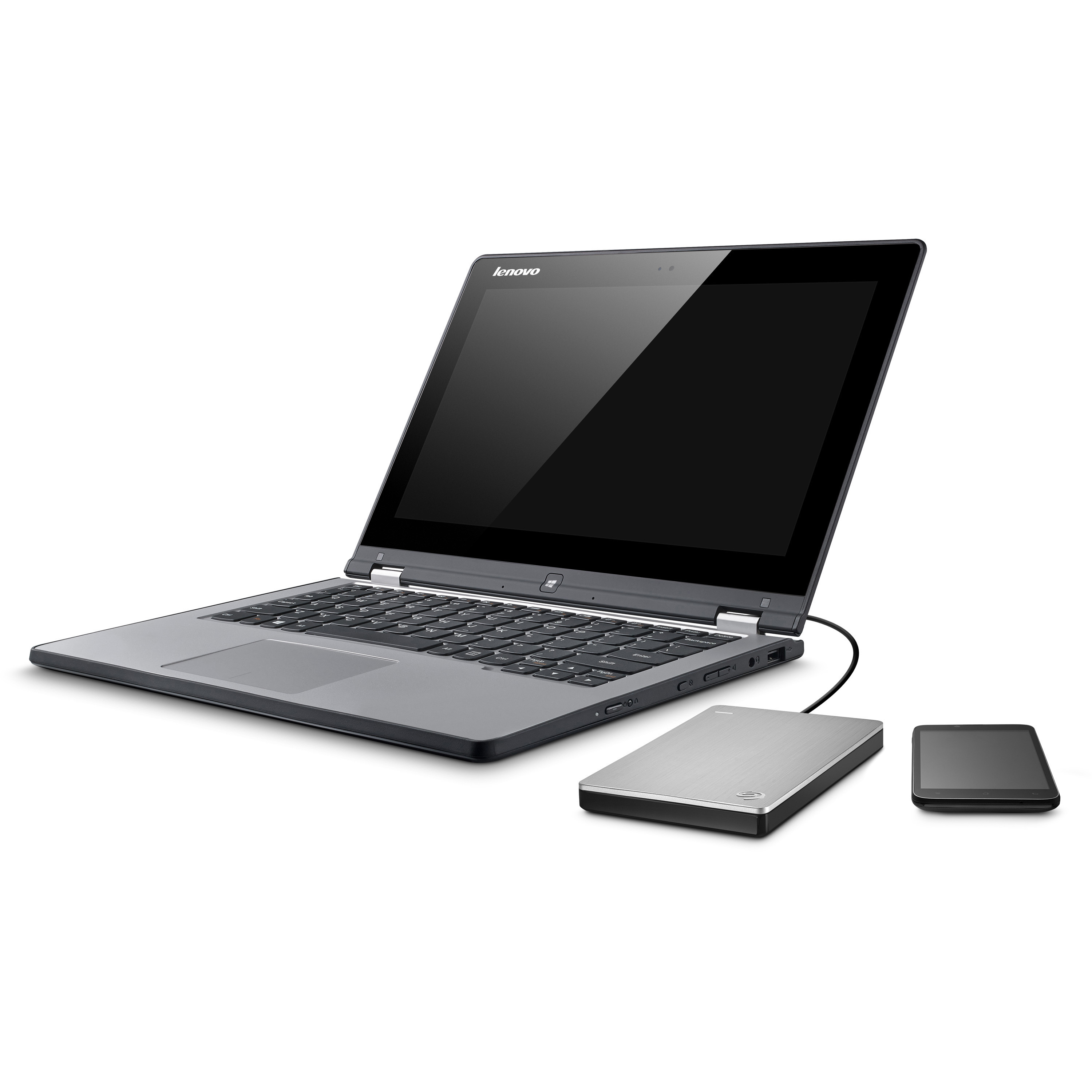 SEAGATE Backup Plus Festplatte, 1 TB HDD, 2,5 Zoll, extern, Silber