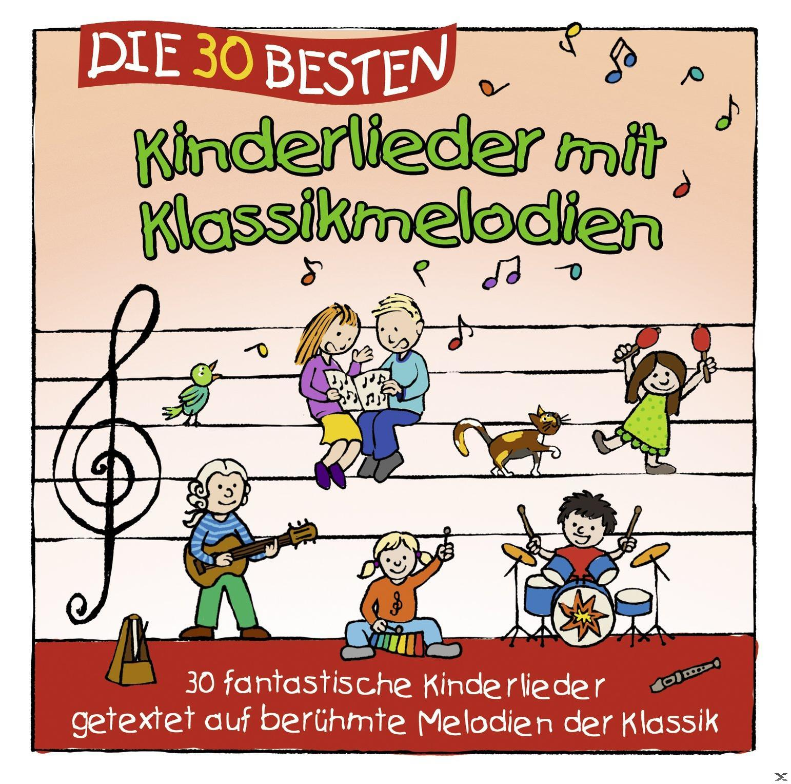Simone Sommerland, Karsten Glück, Die Kita Frösche - Die 30 Besten Kinderlieder Mit Klassikmelodien  - (CD)