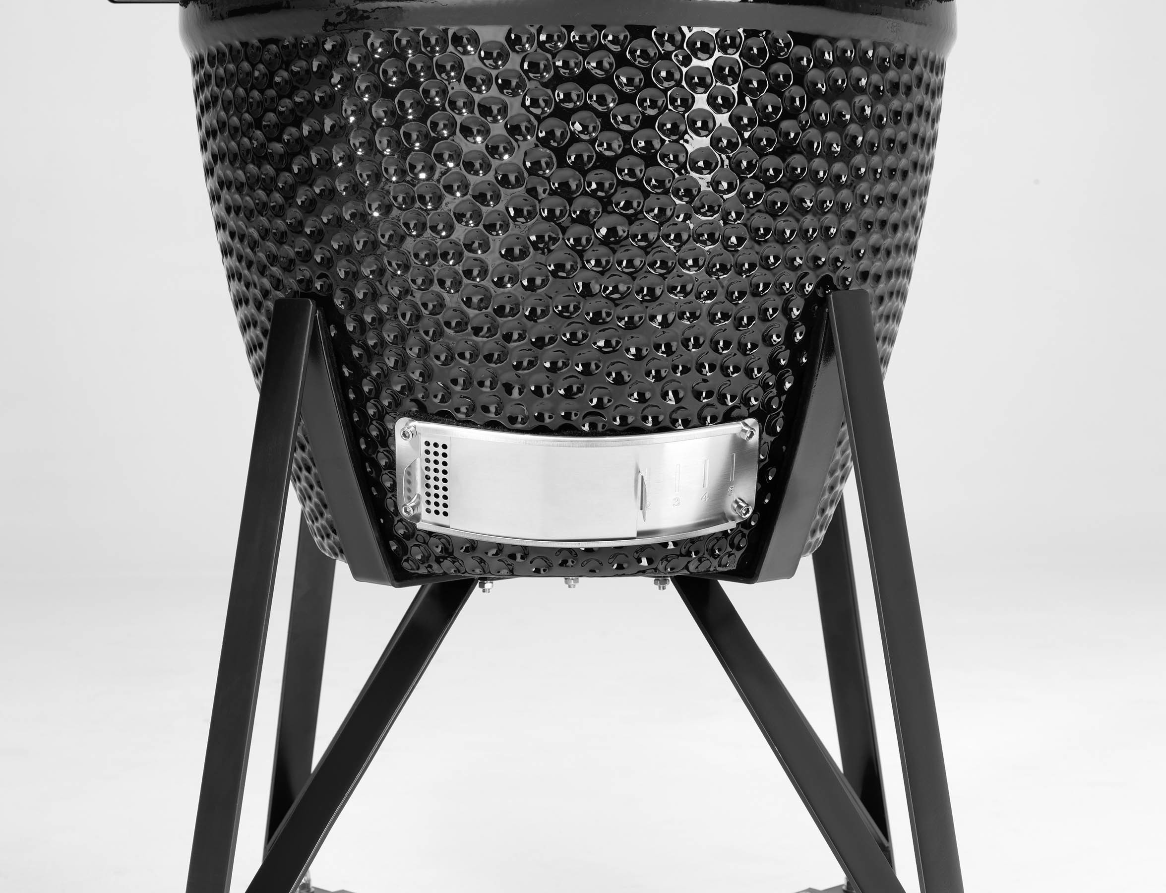 JUSTUS 1455 01 Black J´Egg XL Kohlegrill, Schwarz 