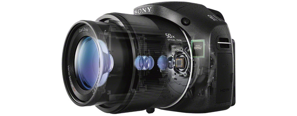 SONY DSC-HX 300 Kompaktkamera Schwarz, 50x opt. Zoom, TFT-LCD