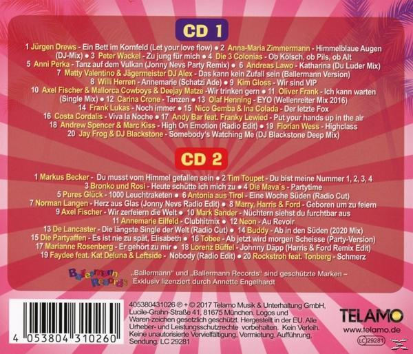 VARIOUS - Ballermann Total-Mallorca Opening 2017  - (CD)