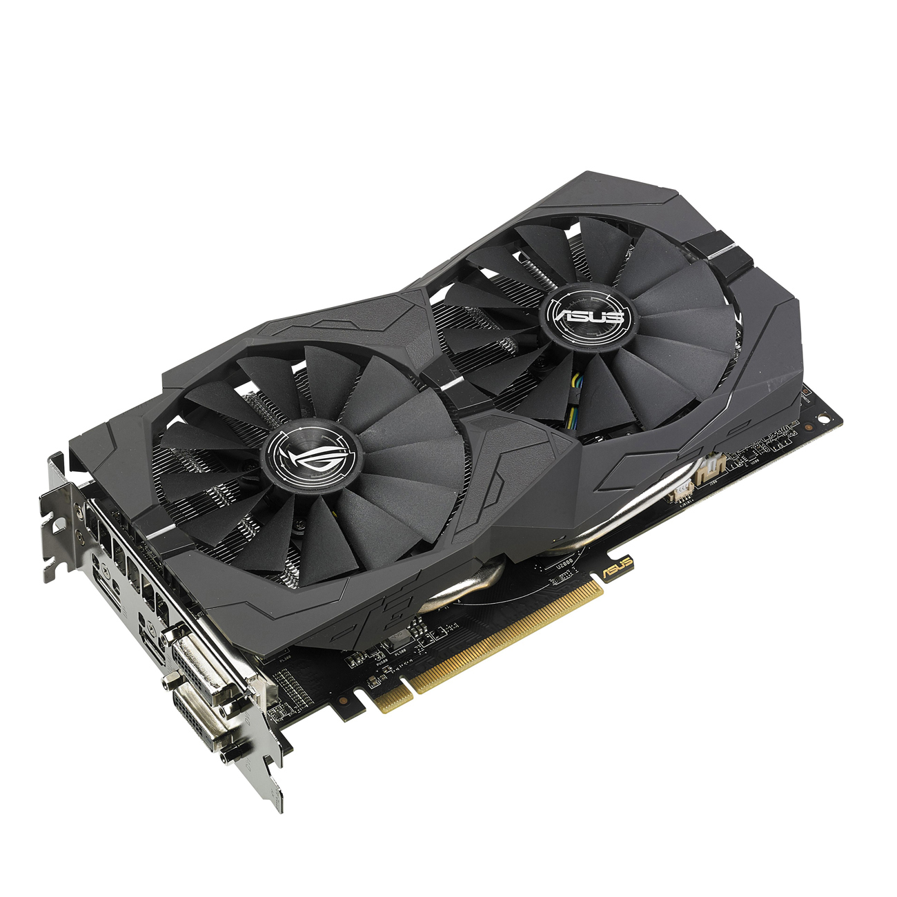 ASUS Radeon RX 570 ROG Strix 4GB Gaming (90YV0AJ1-M0NA00) (AMD, Grafikkarte)