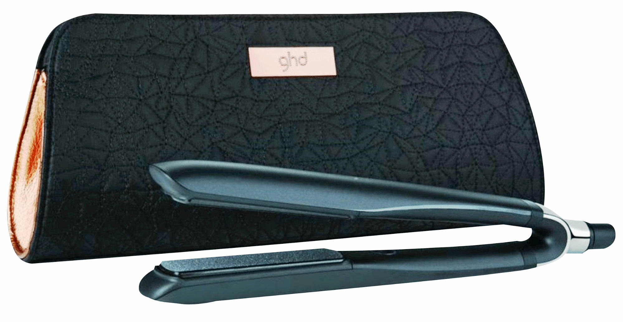 Plancha de pelo - GHD Platinum, Tecnología tri-zone, apagado automático, Negra