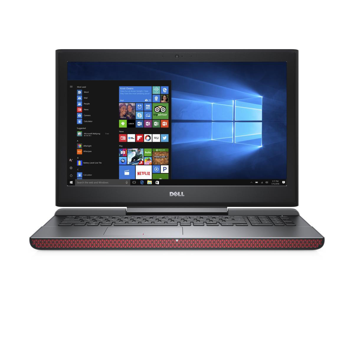 DELL Inspiron - 15,6 Zoll - Intel® Core™ i7 i7-7700HQ - 16 GB - 256 GB - NVIDIA GeForce® GTX 1050 Ti - Windows 10