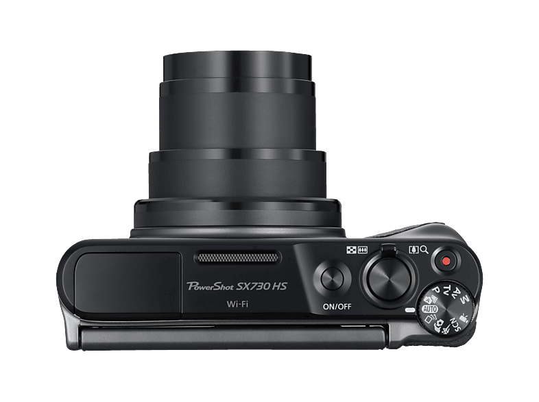 CANON PowerShot SX730 HS Digitalkamera Schwarz, 40fach opt. Zoom