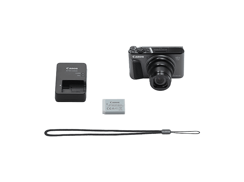 CANON PowerShot SX730 HS Digitalkamera Schwarz, 40fach opt. Zoom