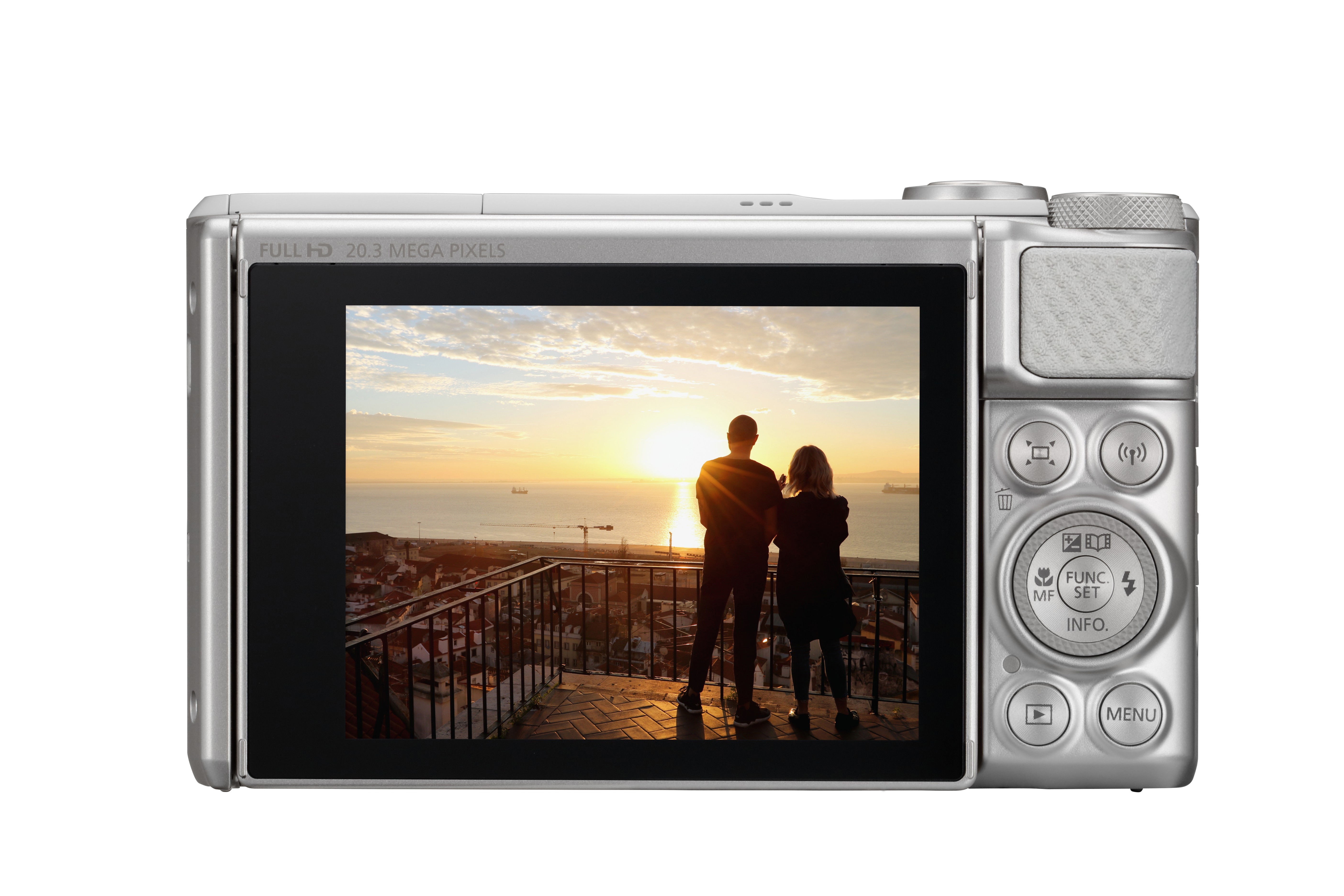 CANON PowerShot SX730 HS Digitalkamera Silber, 40fach opt. Zoom, LCD (TFT), WLAN