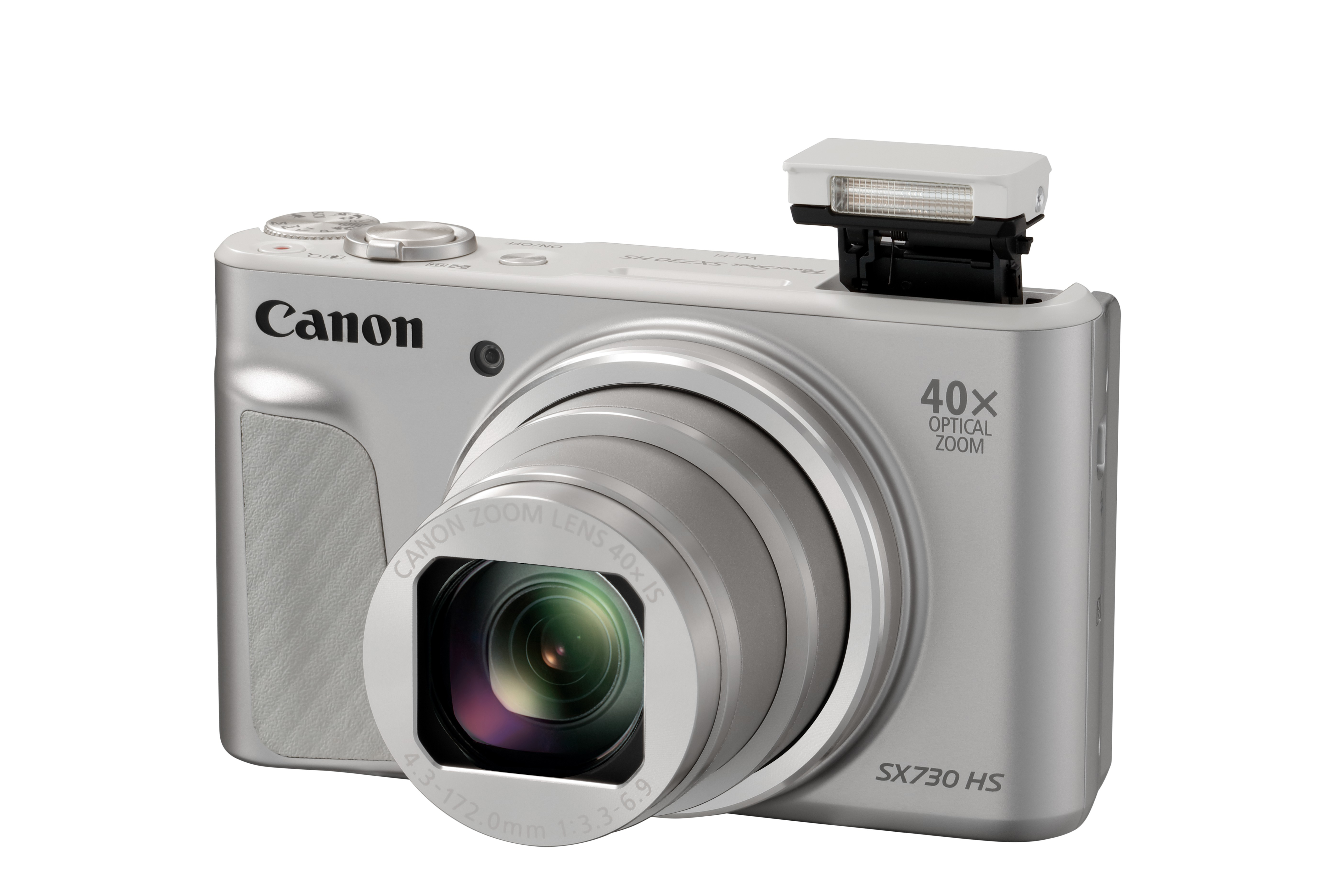 CANON PowerShot SX730 HS Digitalkamera Silber, 40fach opt. Zoom, LCD (TFT), WLAN