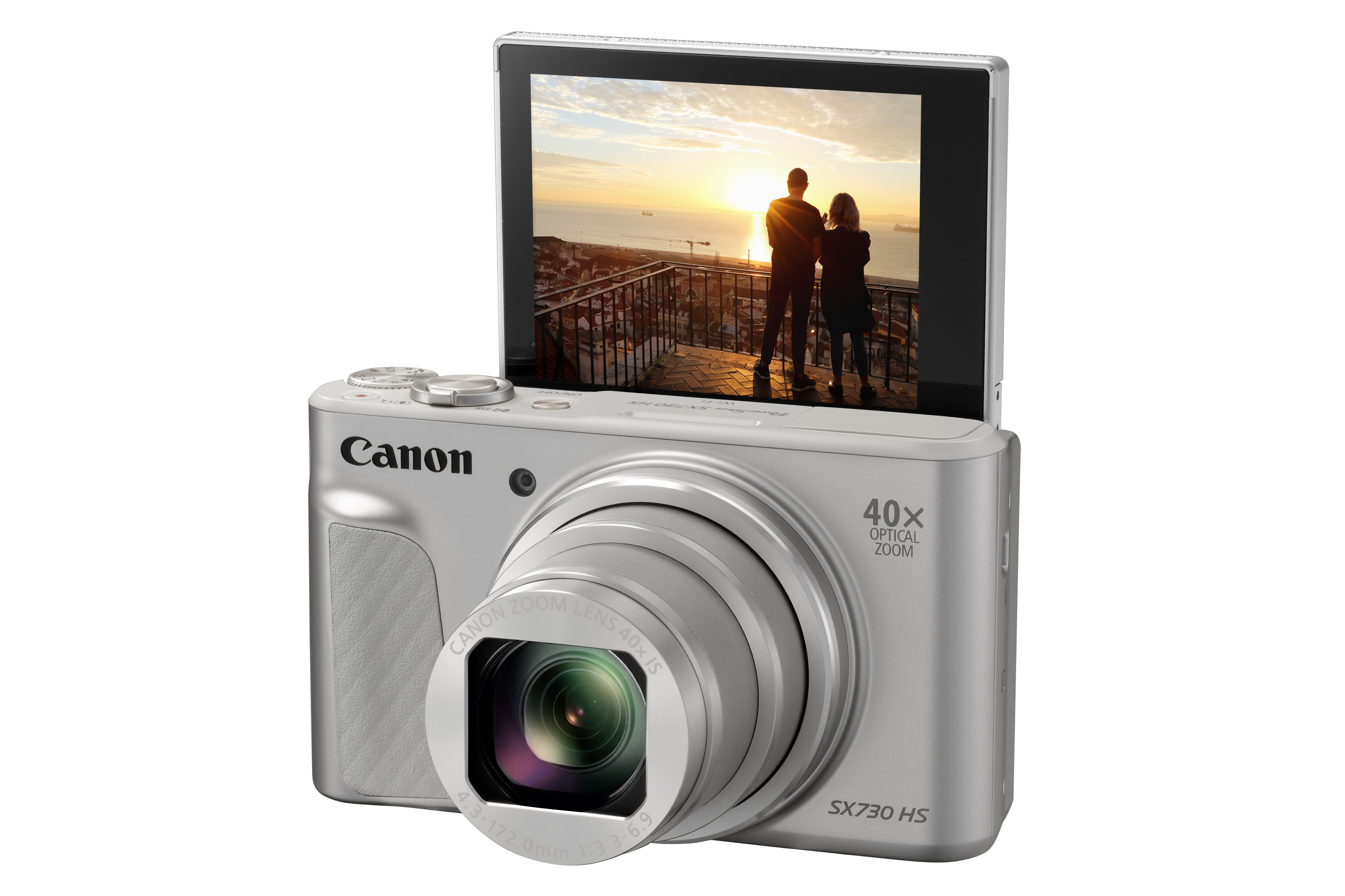 CANON PowerShot SX730 HS Digitalkamera Silber, 40fach opt. Zoom, LCD (TFT), WLAN