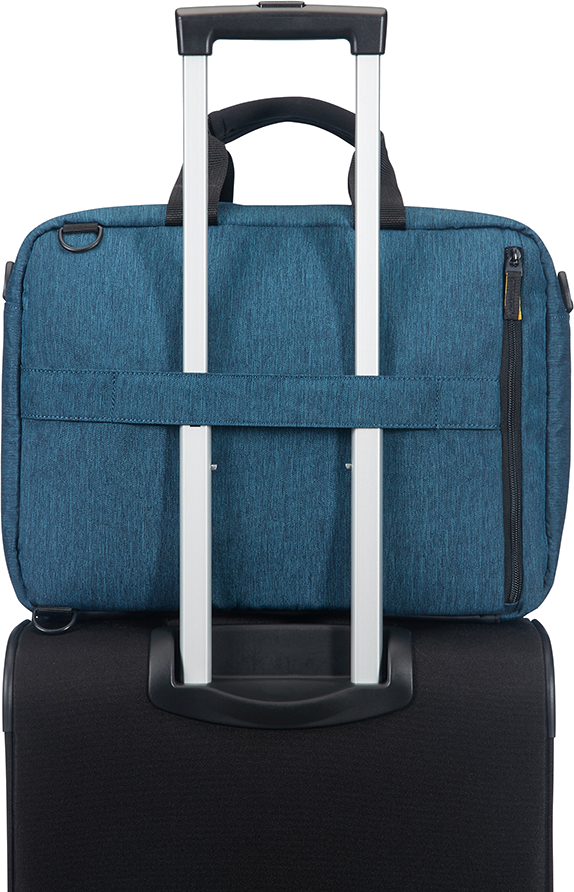 AMERICAN TOURISTER 3 - Way Boarding bag fekete- kék 15" notebook hátizsáktáska 