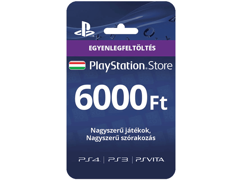Playstation Network 6000 Forintos Feltoltokartya Media Markt Online Vasarlas