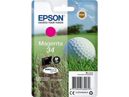 EPSON C13T34634010 - Cartuccia di inchiostro (Magenta)