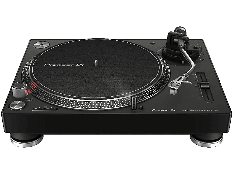 PIONEER DJ PLX-500-K Plattenspieler, Schwarz | Plattenspieler & Tonabnehmersysteme
