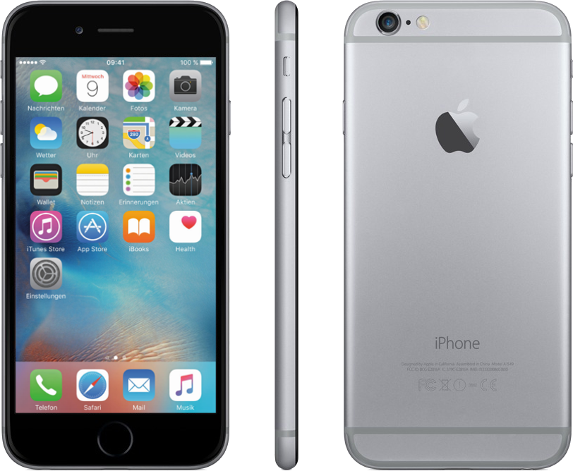 APPLE iPhone 6 32 GB Space Grau