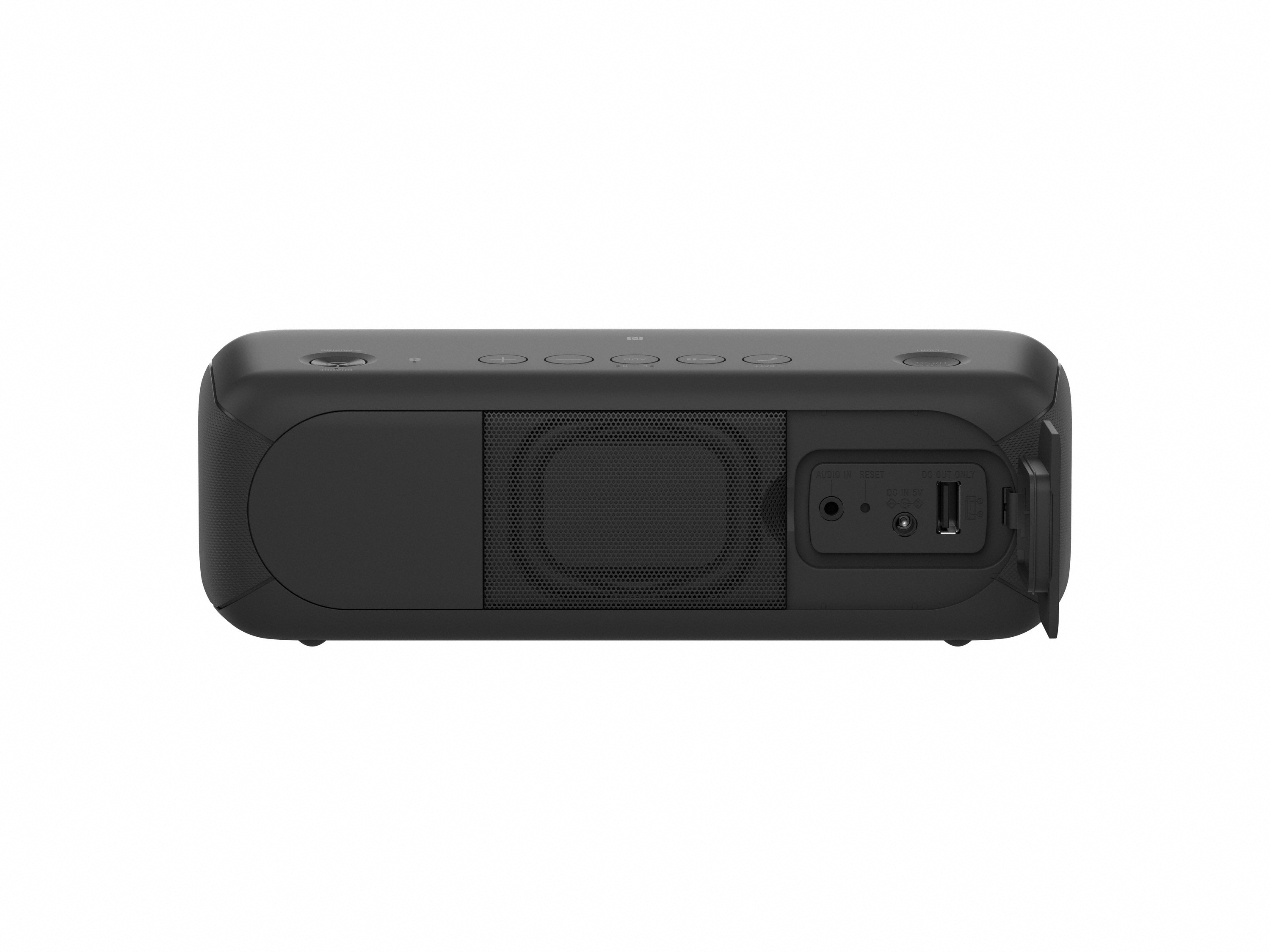 SONY SRS-XB30 Wireless Party Chain Bluetooth Lautsprecher, Schwarz, Wasserfest